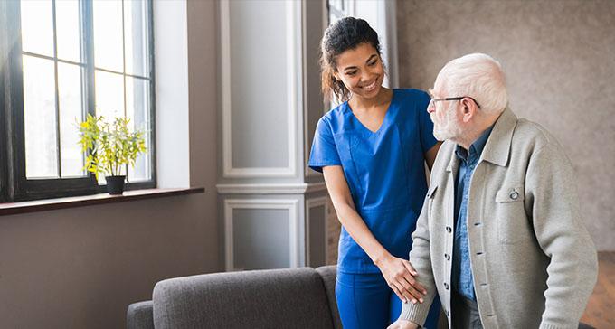Professional home care in Sevenoaks helping an older adult maintain independence and comfort at home.