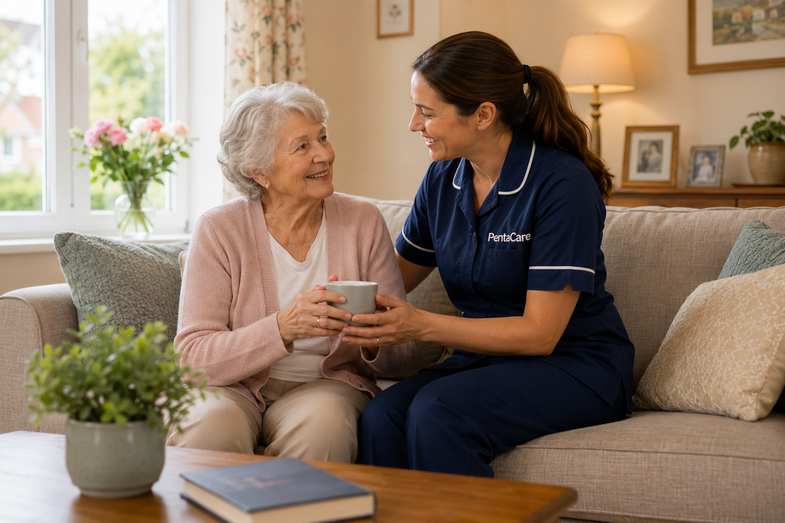 Home care in Stowmarket supporting safe mobility and independence for older adults.