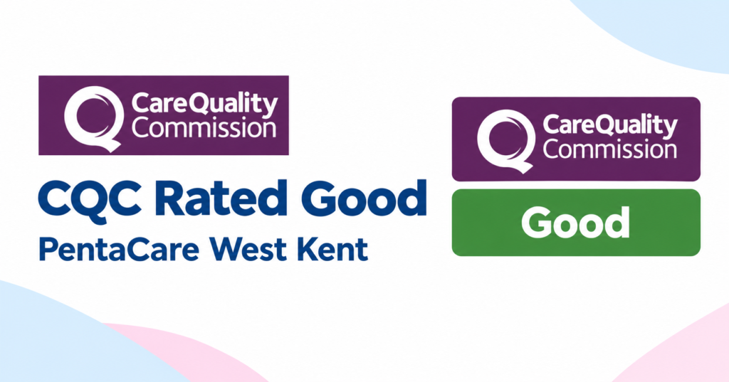 PentaCare West Kent CQC rated Good badge